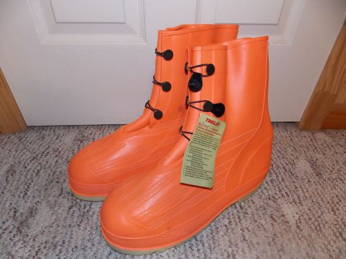 Tingley hazproof steel toe boots orange sz 13 new hazmat boots 82330 for sale