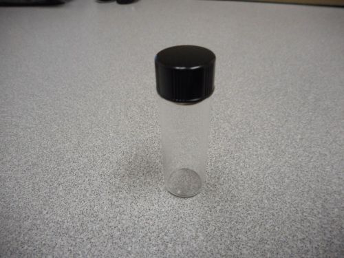 WHEATON SCIENCE PRODUCTS GLASS BOTTLE VIALS W/PLASTIC SCREW CAP (LOT OF 100)