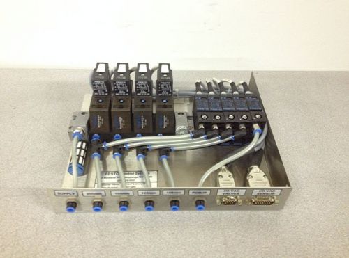 Festo Vacuum Switches x5 VPEV-W-S-LED-GH x4 MHV-3-1,35-AW-QS-4 x4 KMV-1-24-2.5