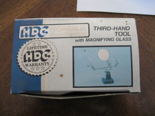 HOIMER THIRD HAND TOOL WITH MAGNIFYING GLASS-STOCK NUMBER TH3