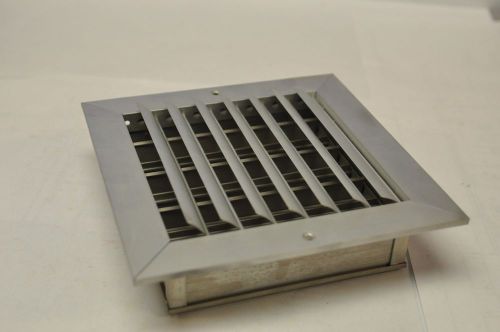 Supply Air Grille 8 Inch x 8 Inch Silver Aluminum Adjustable Return Air Vent 8x8