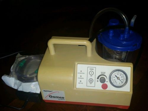 Gomco Optivac Portable Medical Aspirator Vacuum Suction Pump AC/DC S178 G178