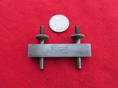 STARRETT #299 RULE CLAMP (USED) MACHINIST TOOL VINTAGE MADE IN USA VERY GOOD