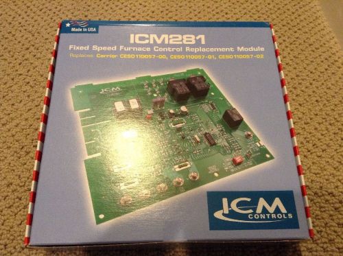 ICM ICM281 Furnace Control Replacement Module  &#034;NEW&#034;