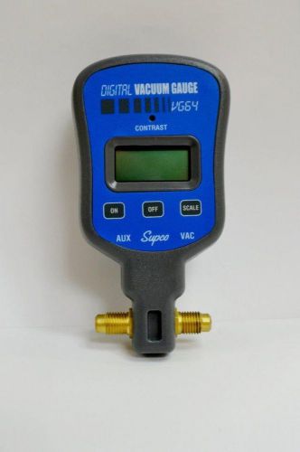 Supco vg64 hand-held digital vacuum gauge mint for sale