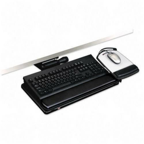3m adjustable keyboard tray - 23&#034; - black akt150le for sale