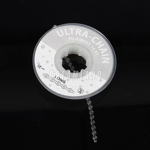 Dental orthodontics ligature elastic ultra power chain clear color long type for sale