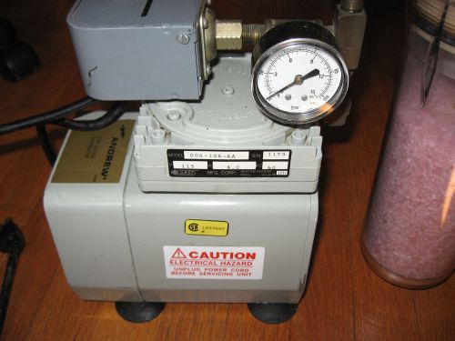 GAST Vacuum Pump model DOA-P126-AA with Andrew Air Dryer 40525A