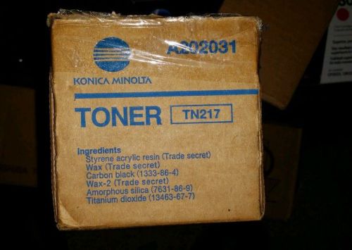 3 New Genuine Konica Minolta Toner Cartridges type TN217