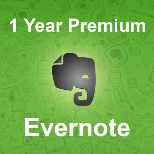 Evernote Premium Subscription 1 Year Instant Upgrade Activation Redeem Code NEW