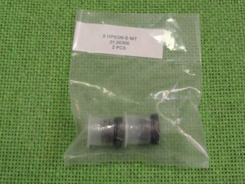 NEW-2 Pack-PARKER 8 HP5ON-S NIT Hollow Hex Plug 5/16 Hex 3/4-16 End-Pipe &amp; Port
