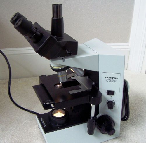 Olympus CH30RF100 Microscope with 4x Objectives w/ Trinocular Observation Tube