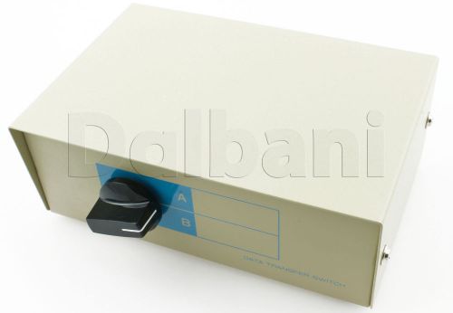 95-3060 Manual Switch Box DB15 Heavy Duty / Mini 6 DIN, PS/2 2 way DW-HD156AB