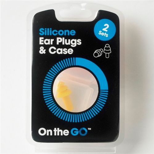 Silicone Ear Plugs In Case Plugs Tapered Travel Sleep Noise Prevention Earplugs