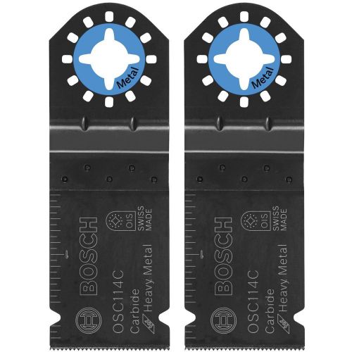 Bosch OSC114C-2 1-1/4-Inch Multi-Tool Carbide Tooth Plunge Cut Blade, 2-Pack New