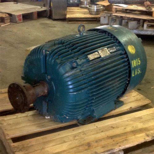 Reliance p446g0706b frame 0445t 3ph 460v 1190rpm 125hp motor p4460706-1 gf cg for sale