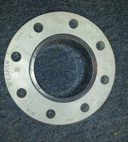 New nos spears 4&#034; inch flange with pipe pvc 150 psi pvci 2vv1c3 nsf-61 25 ft-lbs for sale