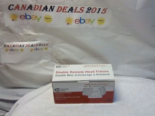 Double remote head fixture  twin remote head light  nib flood , security , flash for sale