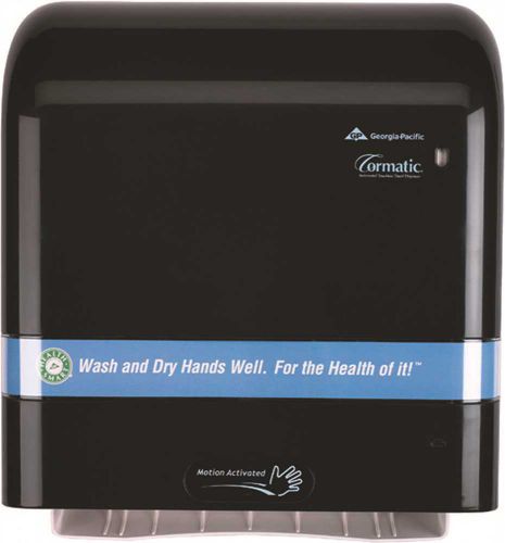 Cormatic Automated Designer Black Towel Dispenser, Georgia-Pacific,