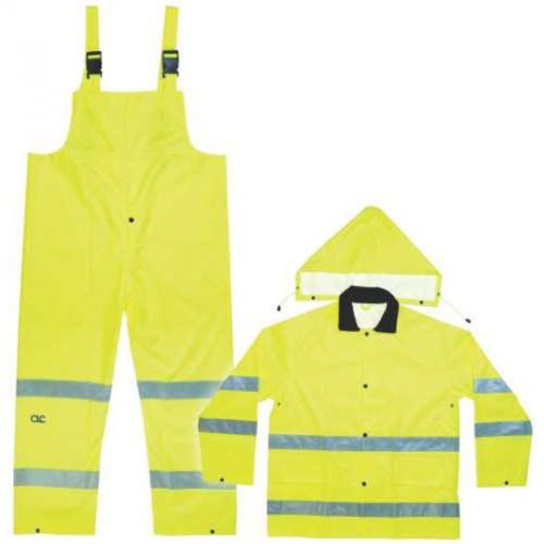 Hiviz 3Pc Rain Suit Xl Custom Leathercraft Safety Vests R111X 084298211157