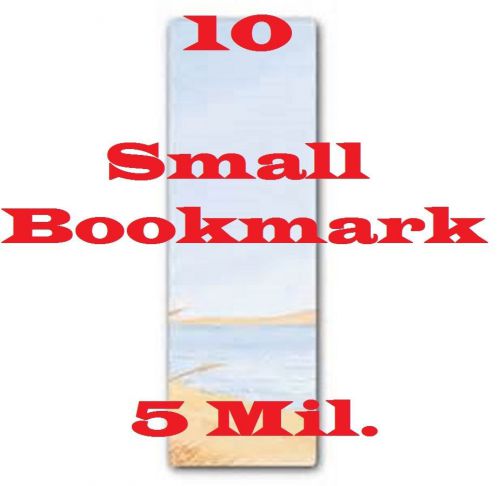 10 BOOKMARK SMALL Laminating Laminator, Pouch Sheets  5 Mil. 2-1/8 x 6
