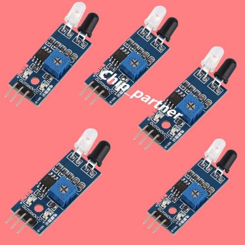5X Infrared Obstacle Avoidance Sensor Module for Arduino Smart Car Robot 3-wire