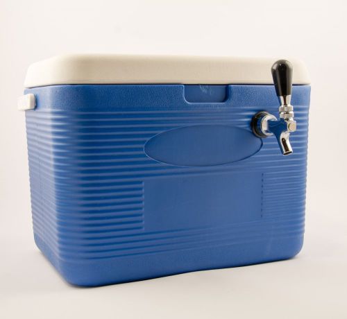 Jockey box draft box kegerator single tap 1x25-ft stainless steel ss coil dbx125 for sale