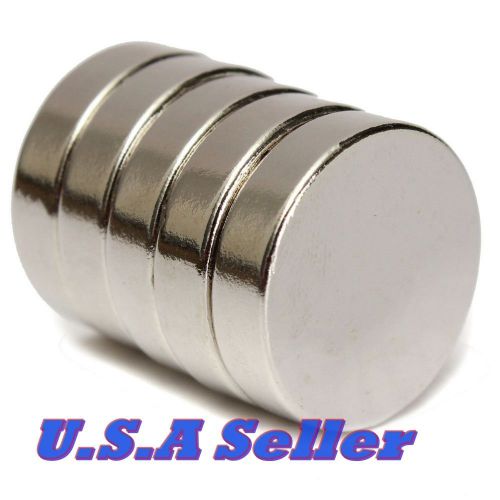 5pcs 20mm x 5mm N50 Super Strong Round Disc Rare Earth Neodymium Magnets U.S.A