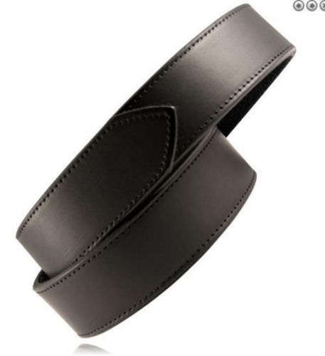 Boston Leather 6519-1-L Plain Black Reversible Garrison 1-3/4&#034; Inner Belt