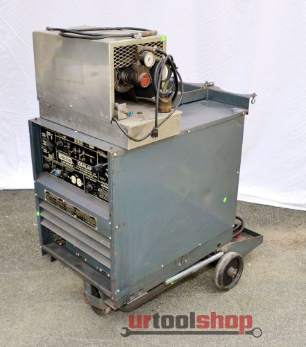 Lincoln tig 300/300 ac/dc tig welder w/bernard water cooler pump 9657-110 for sale