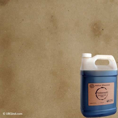 Concrete stain - active elements by ubqind - timberwolf color - 1 gallon for sale