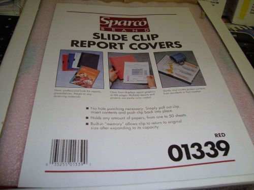 Sparco Brand Slide Clip Report Cover 01339