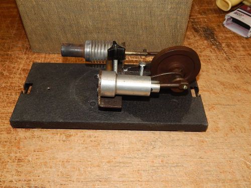 Vintage Hot Air Engine and Flywheel Assembly Machined