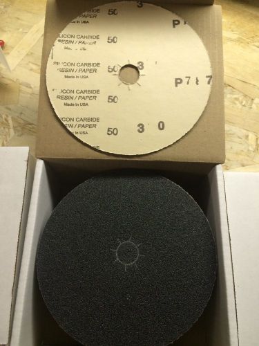 7&#034; X 7/8&#034; Premium Floor Sanding Edger Disc Silicon Carbide 50 Grit (50 Pieces)