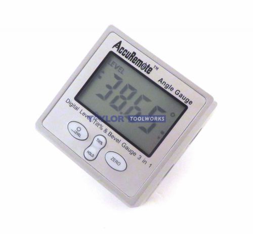 Accuremote Angle Cube Digital Angle Protractor Inclinometer Electronic Gauge