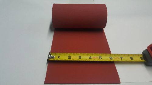 SILICONE SPONGE RUBBER ROLL  3/8 THK X 6” WIDE X  10 FT LONG HIGHT TEMP