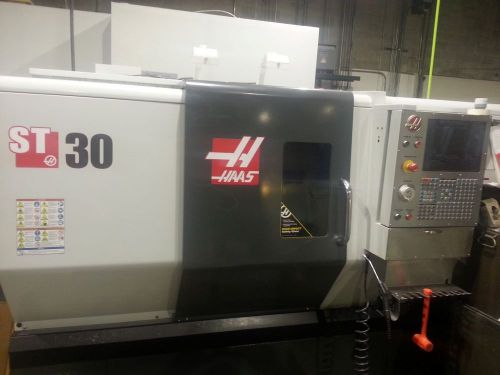 2013 Haas ST-30T, 10&#034; Chuck, conveyor, tail stock and tool setter