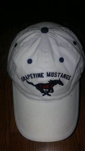 Rare Mustang Logo Motor logo Caps White Hats Accessories Unisex Apparell Gift
