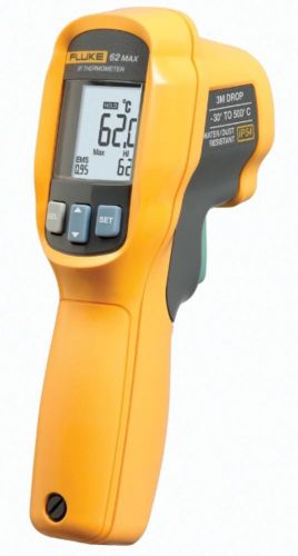 Fluke 62 max infrared thermometer aa battery -20 to +932 degree f range for sale
