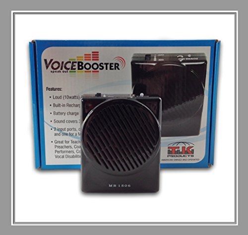 VoiceBooster Voice Amplifier 10watts Black MR1506 (Aker) by TK Products,