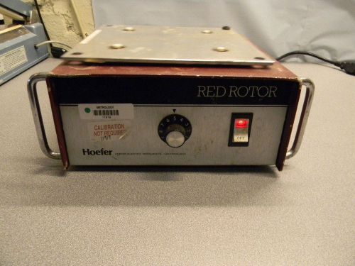 Hoefer Scientific Instruments Red Rotor Model PR70-115V See the Video, Free Ship