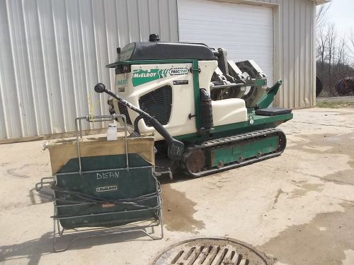 McELROY 618 TRACKSTAR HDPE PIPE FUSION MACHINE WITH HEATER/INSERTS