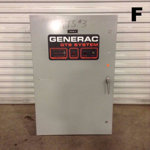 Generac GTS System 89A03762-W Automatic Transfer Switch 105A 250V