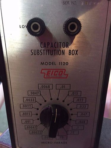 Eico Capacitor Saturation Box