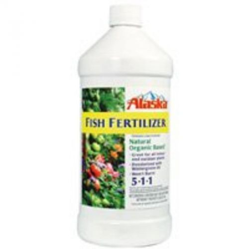 Alaska Fish Emulsion Qt Ambrands Liquid Plant Food 100099247 White  022671400002