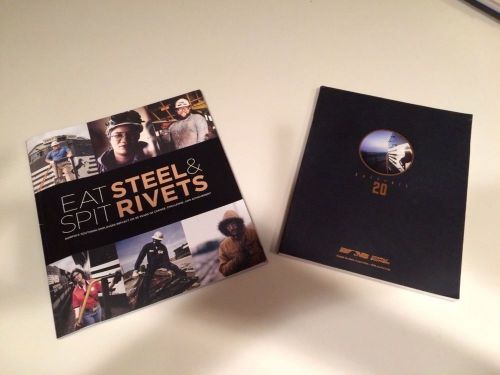 Norfolk Southern &#034;Portrait 20&#034; and &#034;Eat Steel and Spit Rivets&#034; books