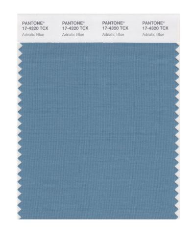 PANTONE SMART 17-4320X Color Swatch Card, Adriatic Blue