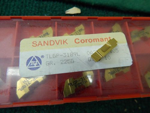 Sandvik TLGP 3189L 225G Carbide .189&#034; Wide Groove Insert