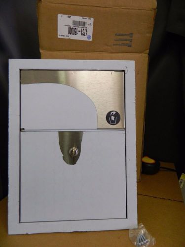 Bradley Stainless Steel Recessed Mounted Napkin Disposal 4731-150000 NEW IN BOX!