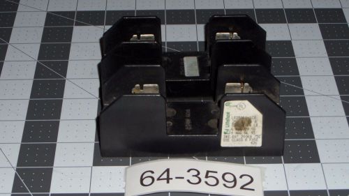 Lot of 2 Littelfuse LR25060-1CR Fuse Holder for Class R ((64-3592))